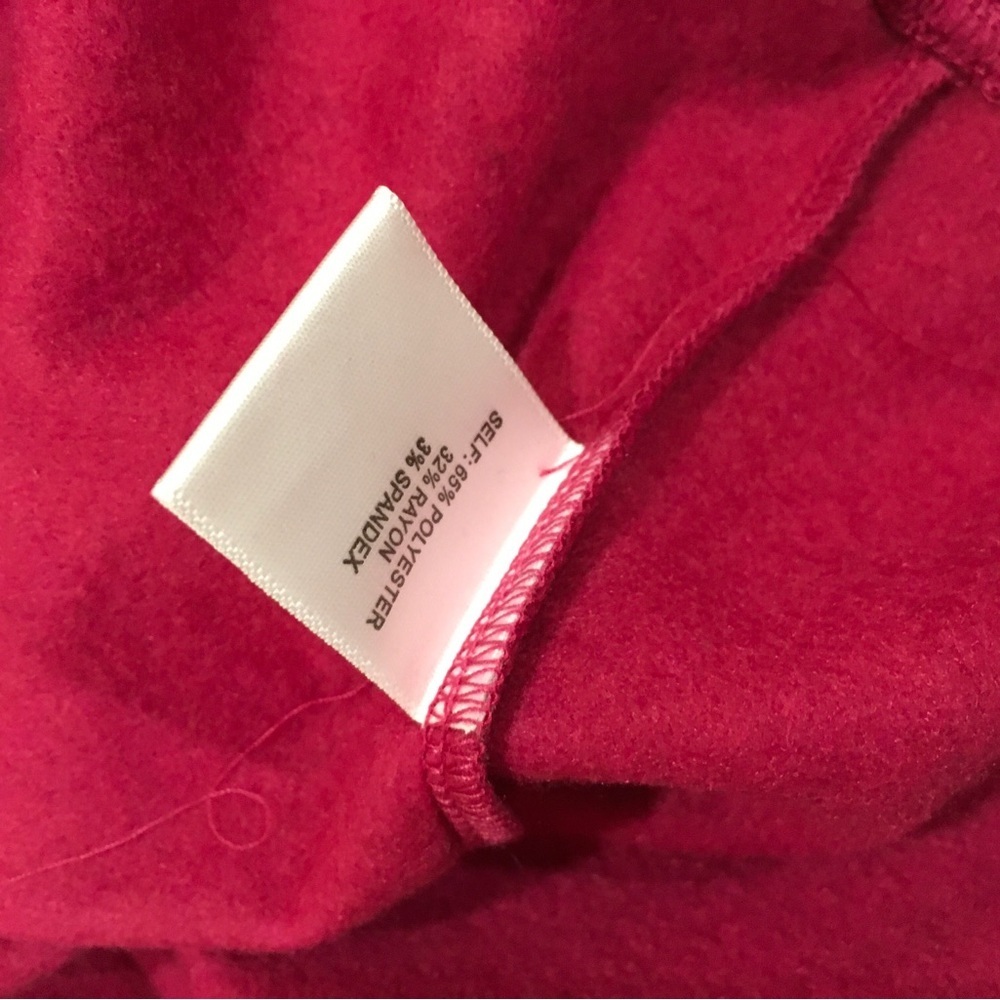 NWT Jane and Delancey Women’s M Pink Rhinestone Bow Sweatshirt Fleece Lounge - Picture 5 of 5
